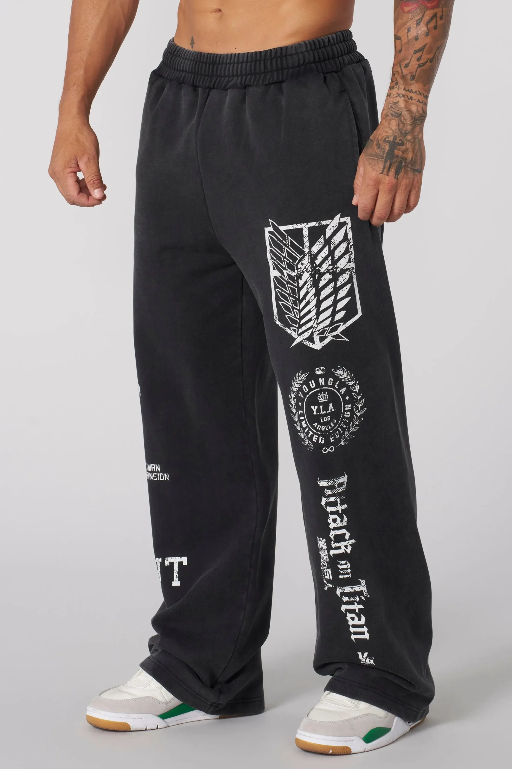 2128 - AOT© x YLA Baggy Joggers