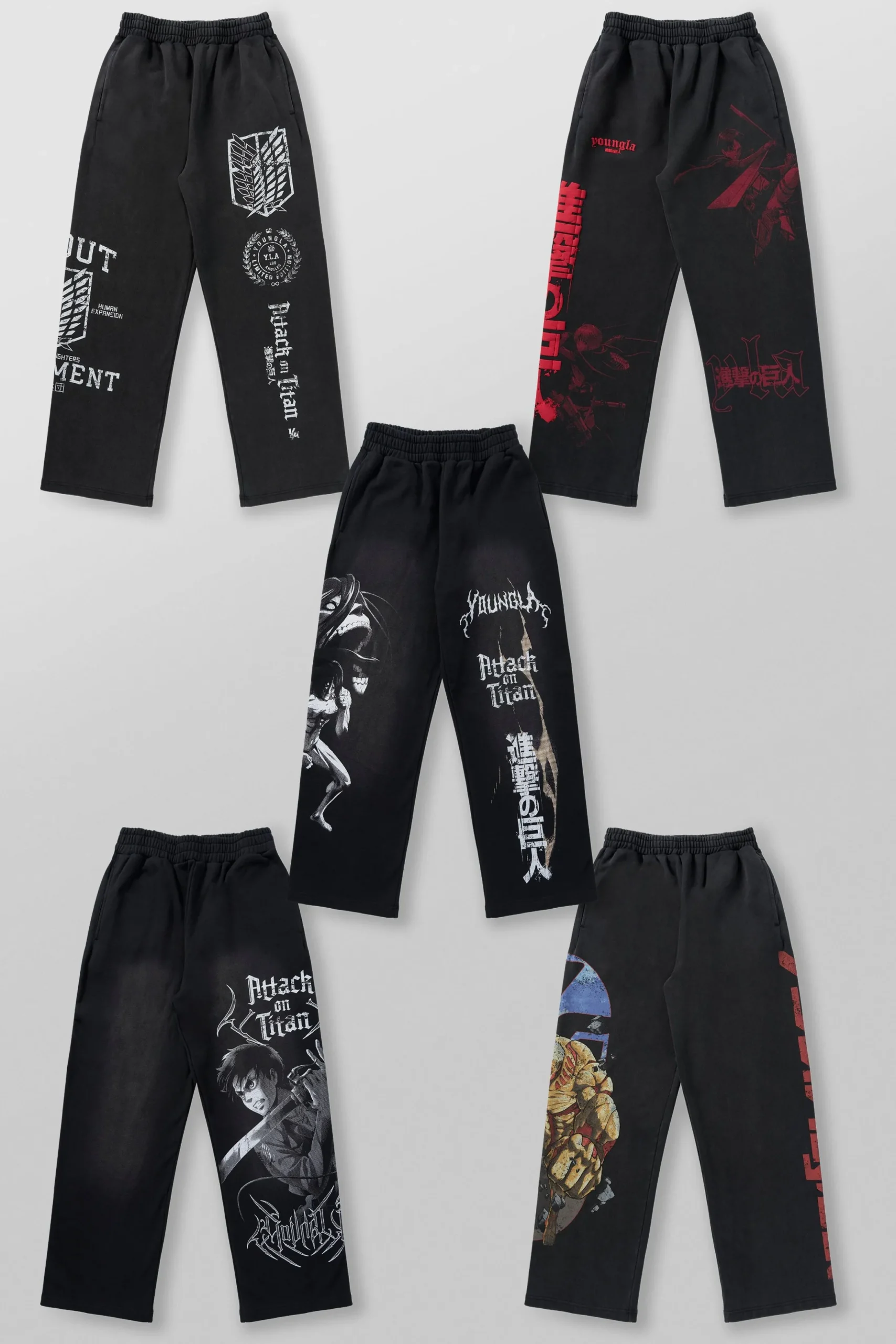 2128 - AOT© x YLA Baggy Joggers