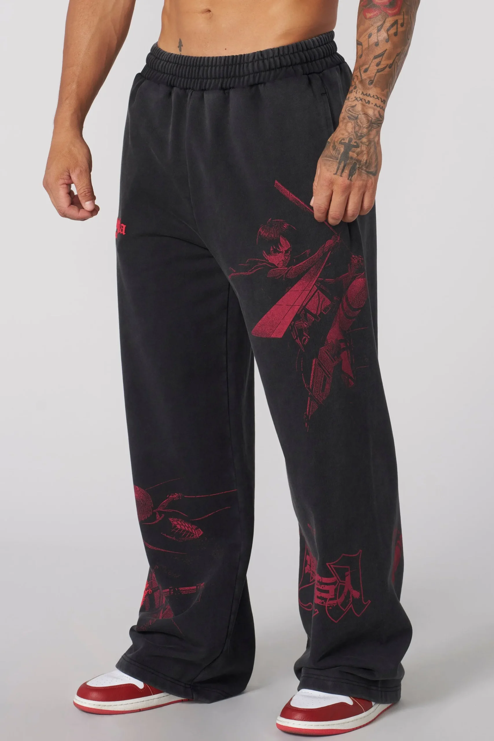 2128 - AOT© x YLA Baggy Joggers