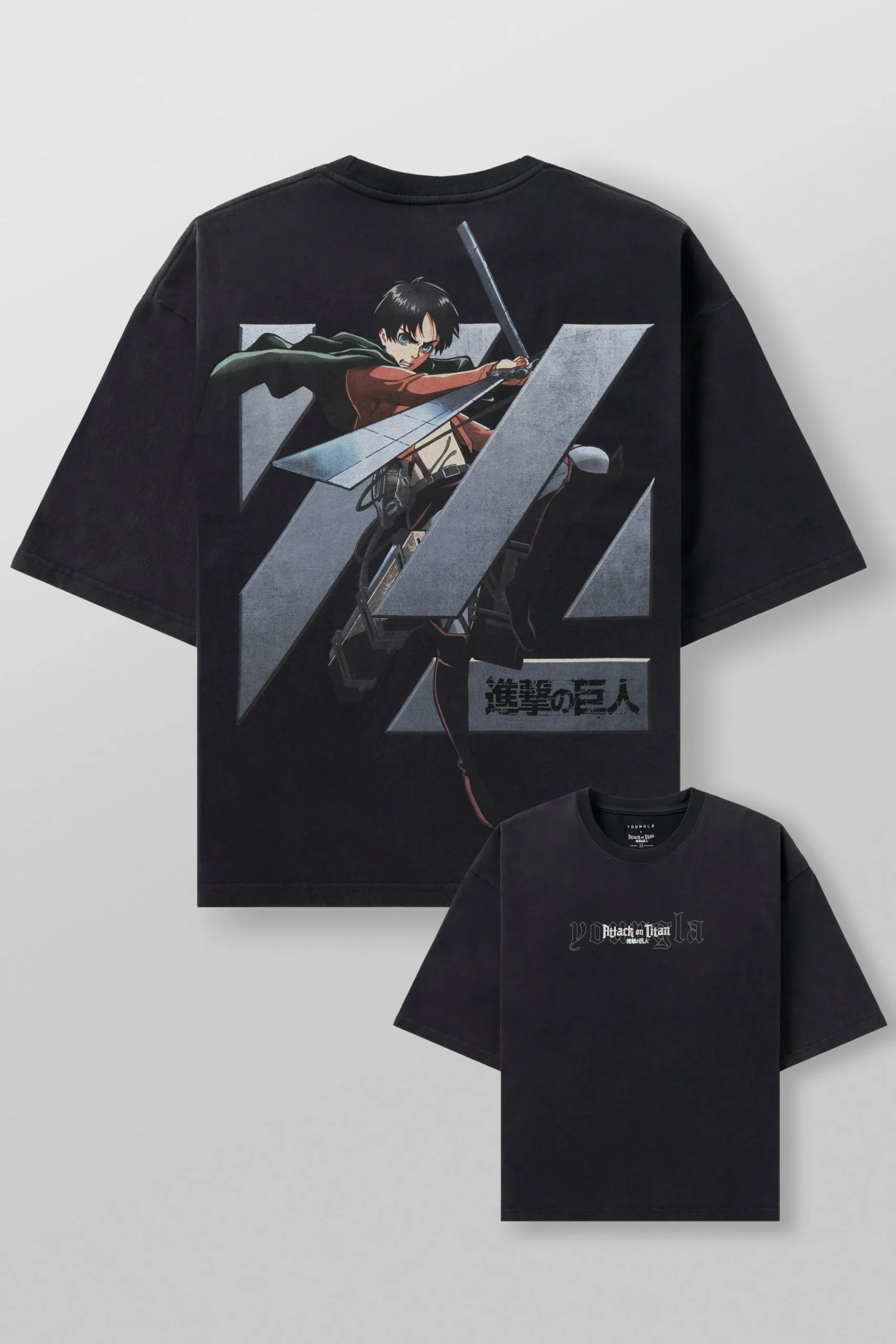 4186 - AOT© x YLA Cropped Tees