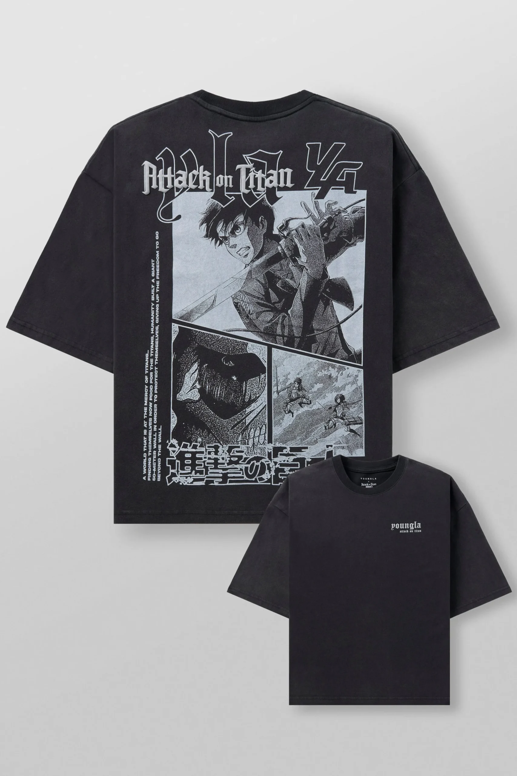 4186 - AOT© x YLA Cropped Tees