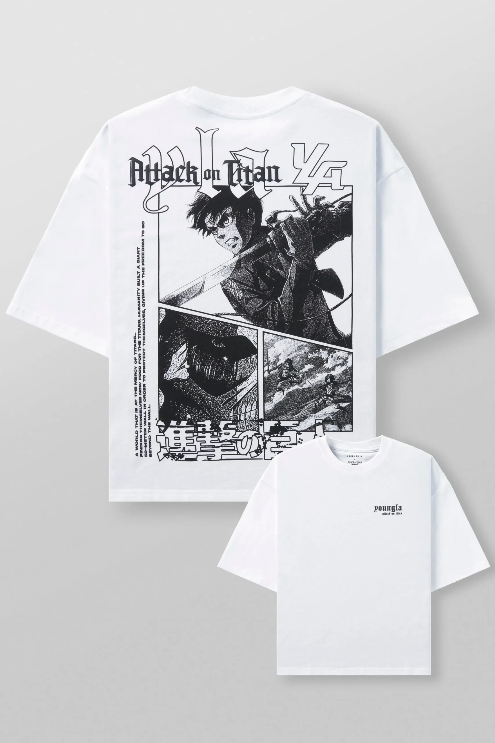 4186 - AOT© x YLA Cropped Tees