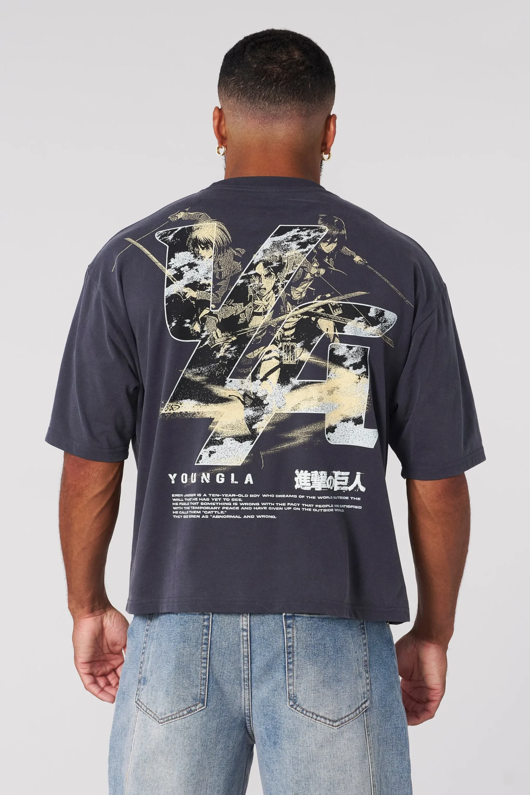 4186 - AOT© x YLA Cropped Tees