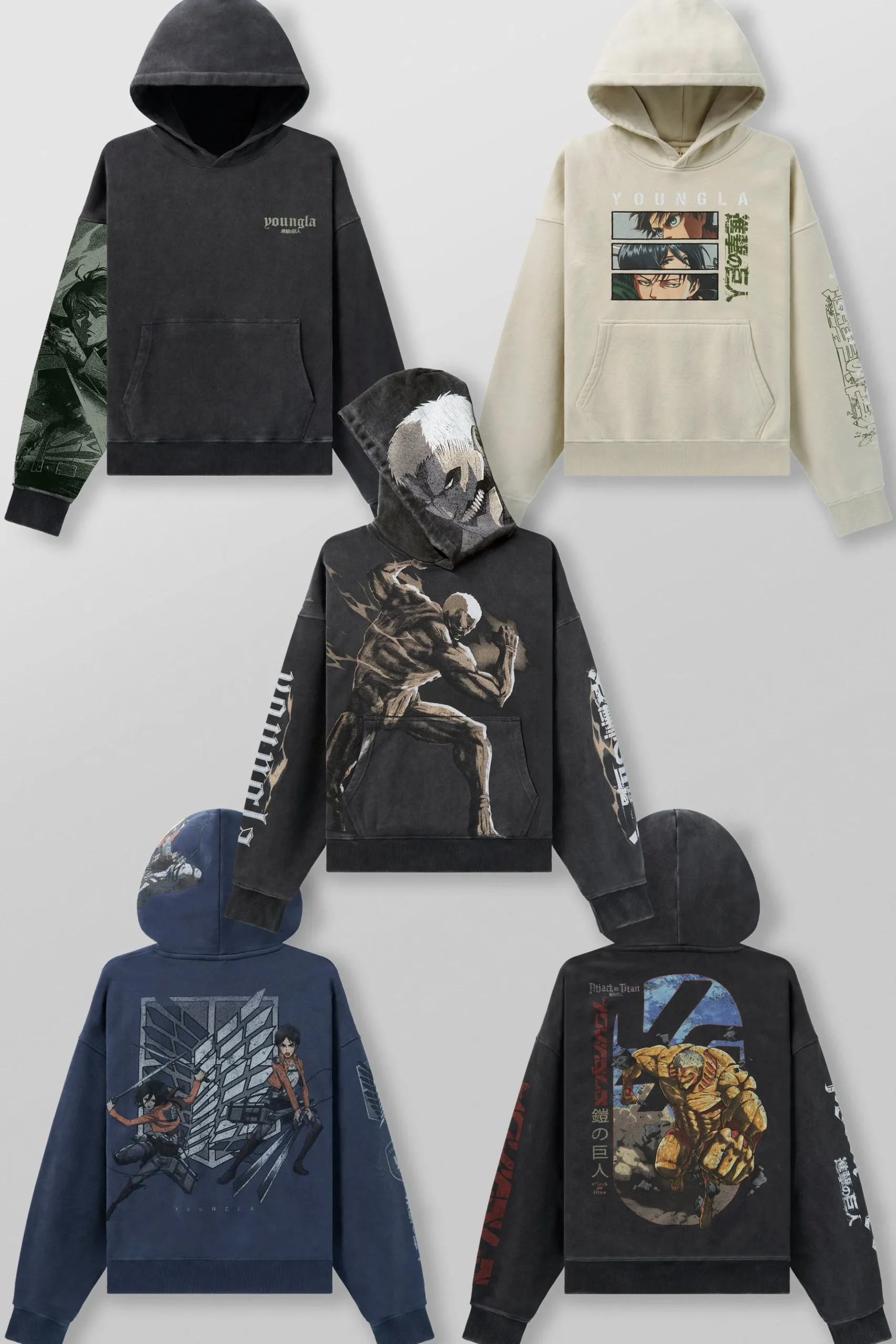 5129 - AOT© x YLA Pullover Hoodies