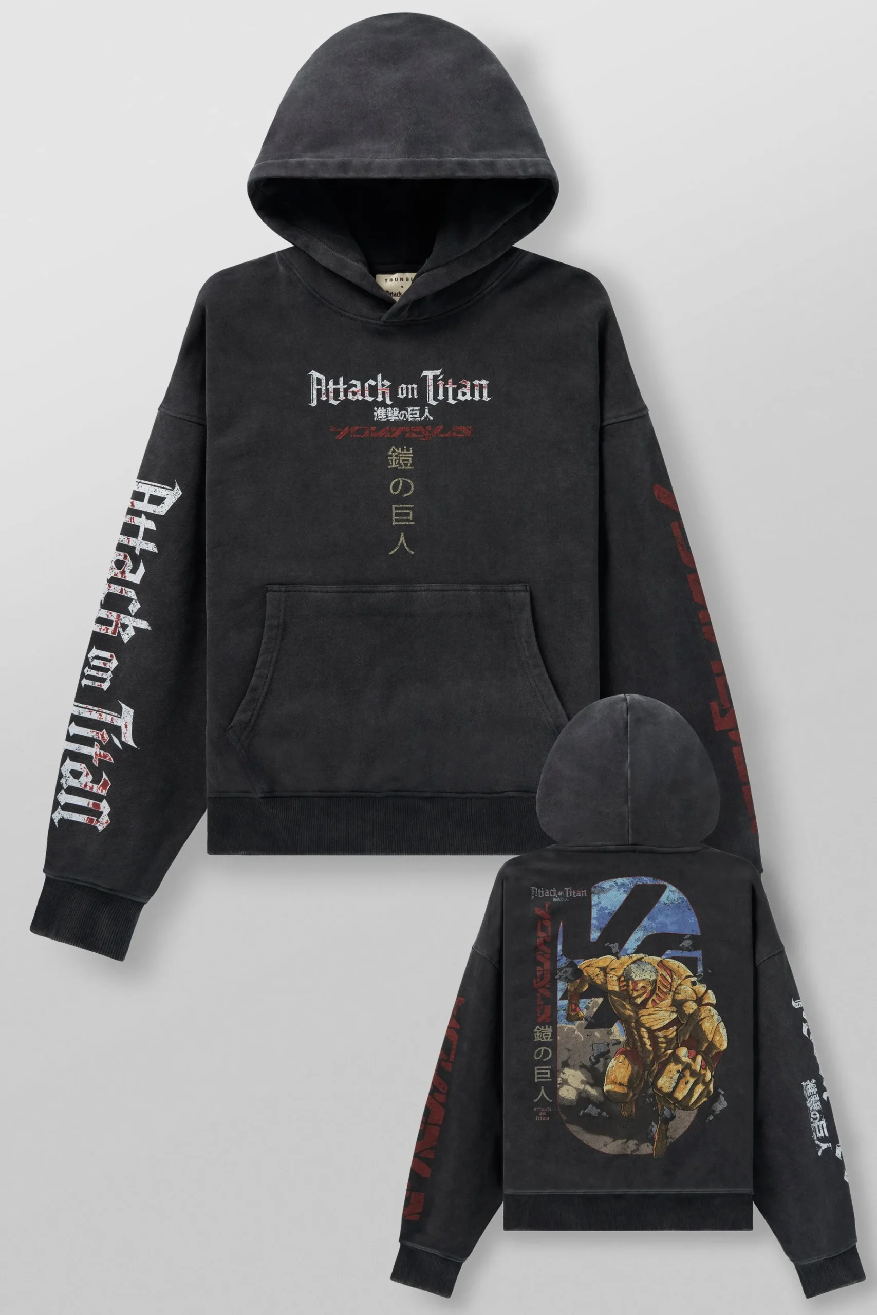 5129 - AOT© x YLA Pullover Hoodies