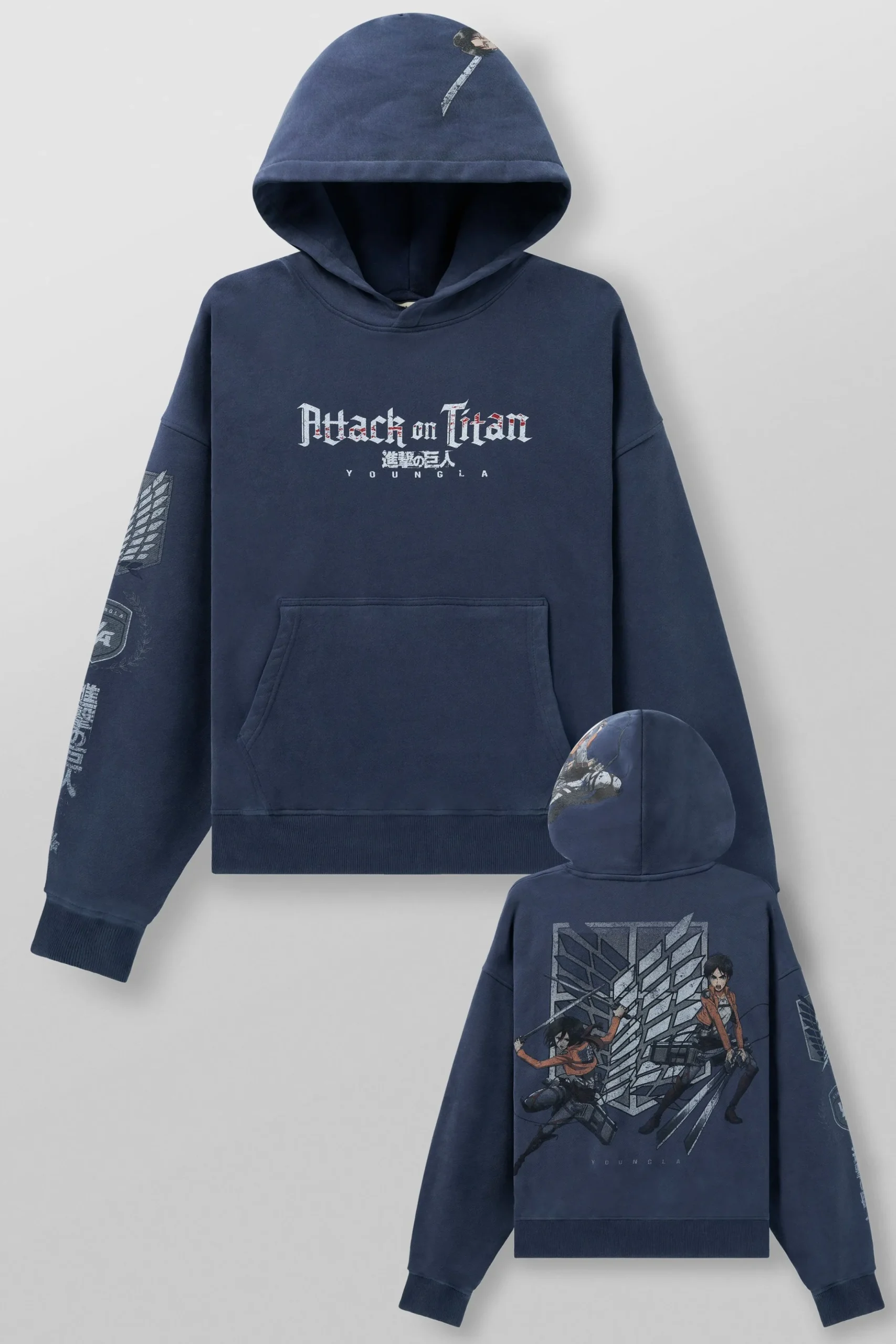 5129 - AOT© x YLA Pullover Hoodies