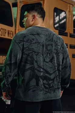 8002 - Batman Comic Longsleeves