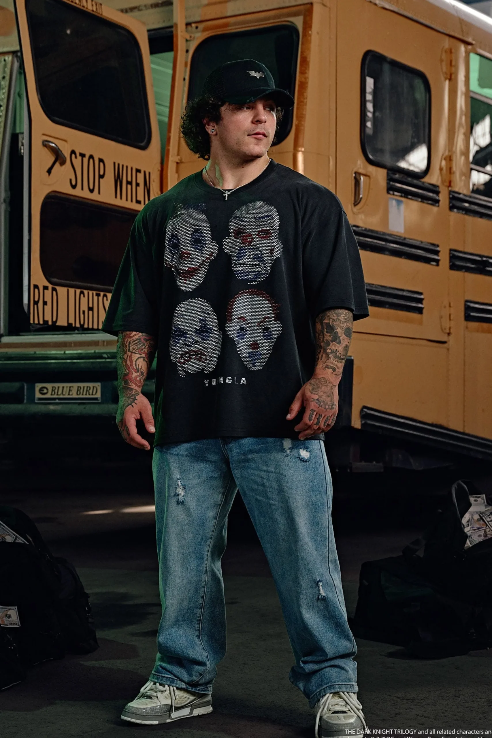 4257 - Batman Rhinestone Tees