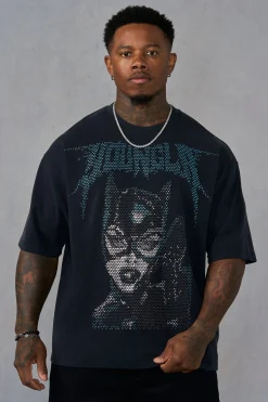 4257 - Batman Rhinestone Tees