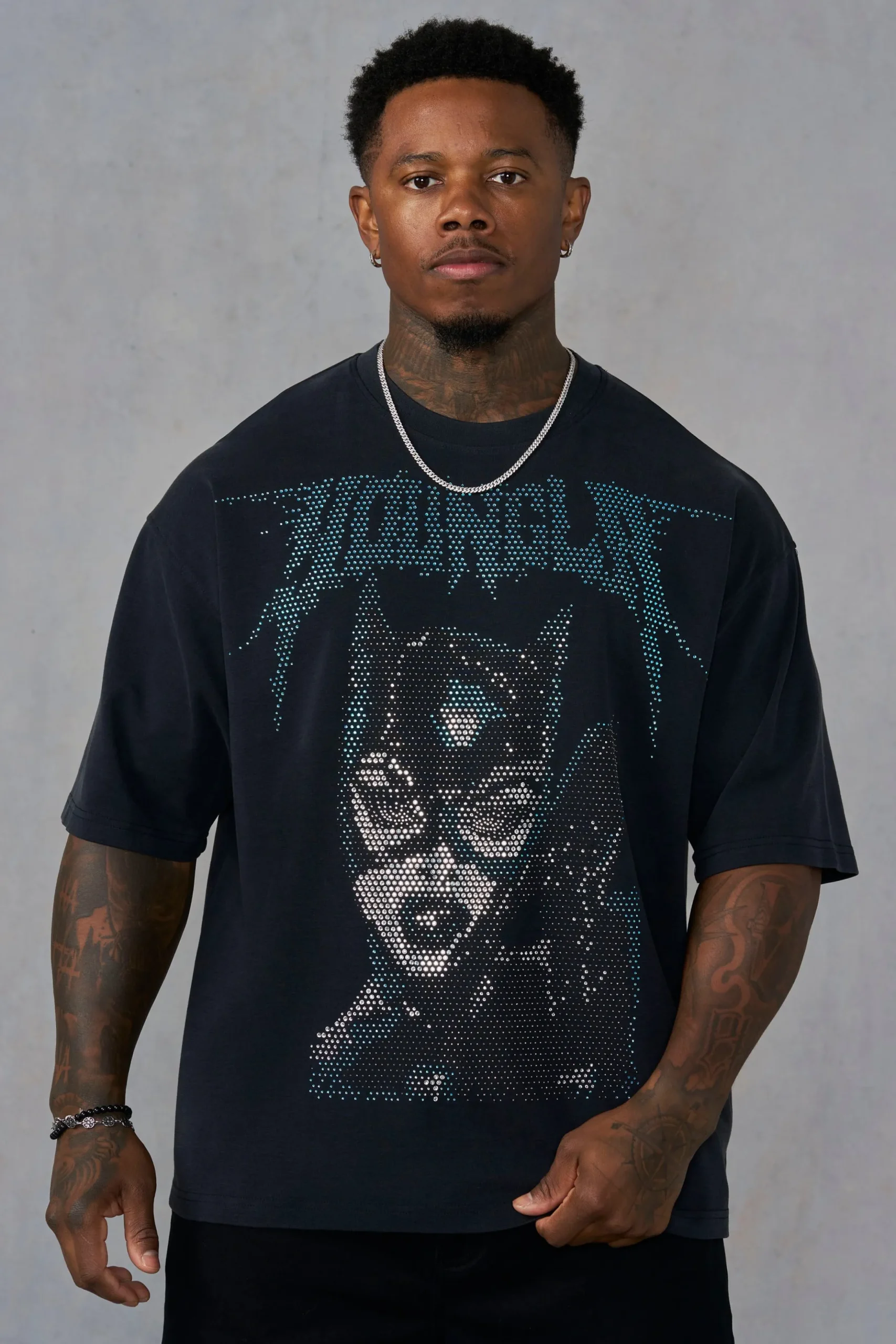 4257 - Batman Rhinestone Tees