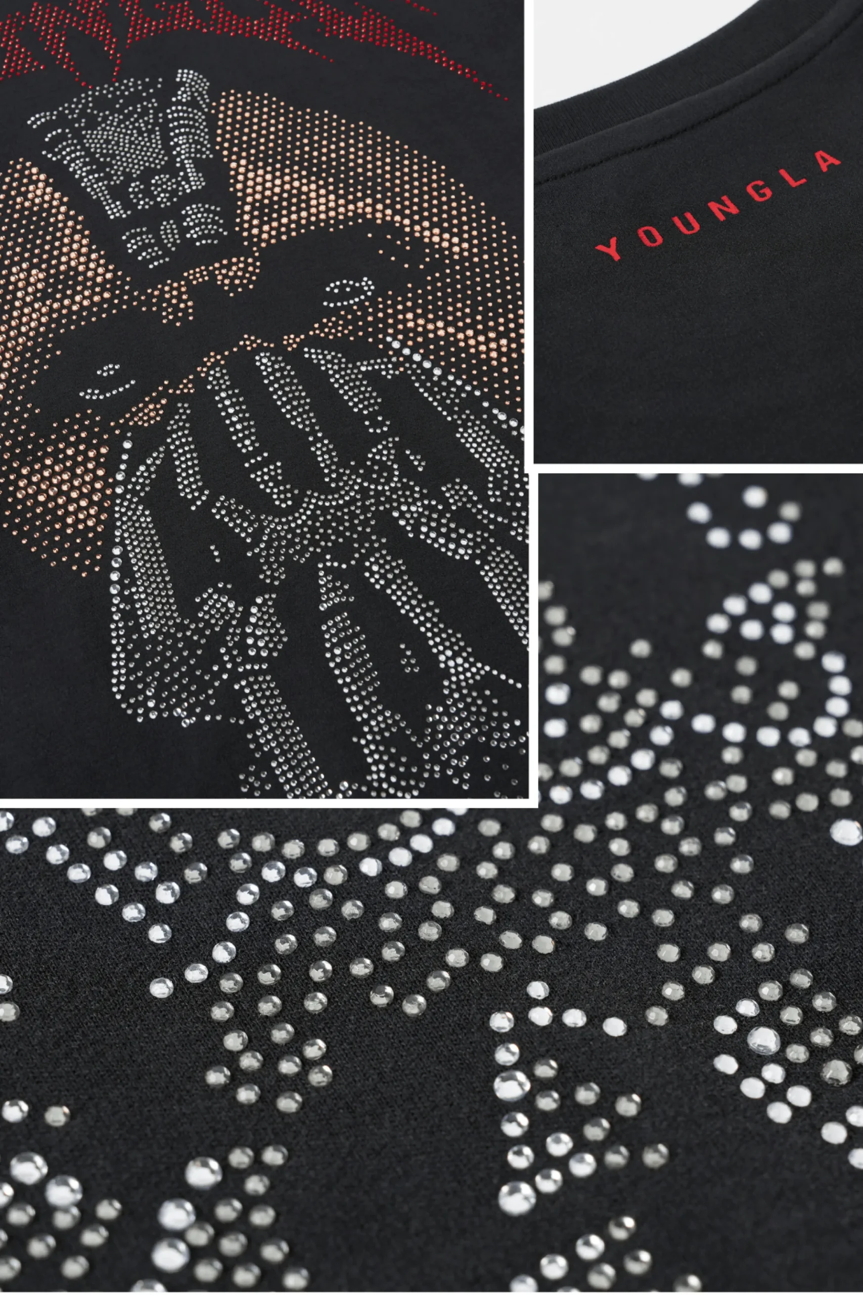 4257 - Batman Rhinestone Tees