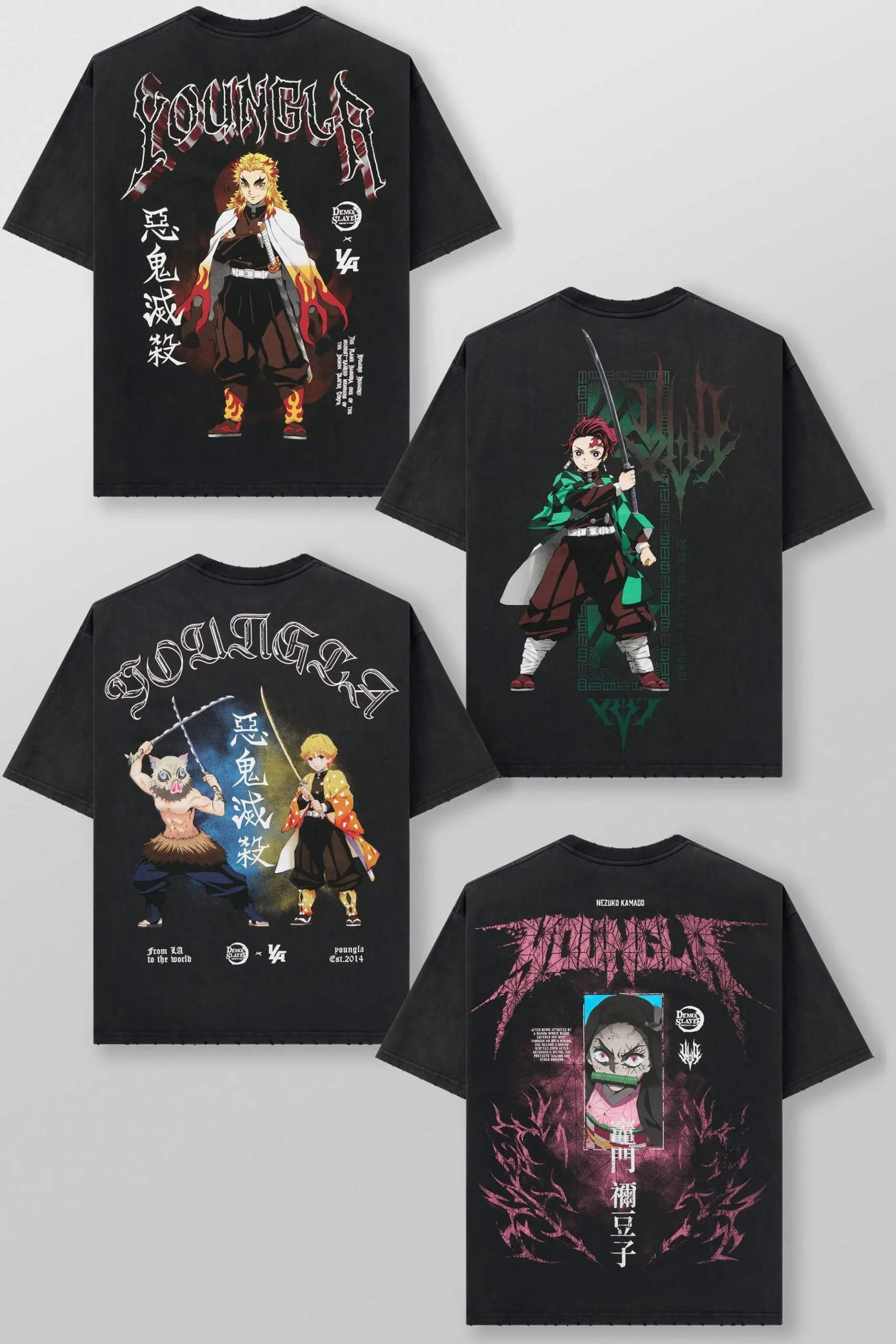 4266 - Demon Slayer: Kimetsu no Yaiba - Character Tees
