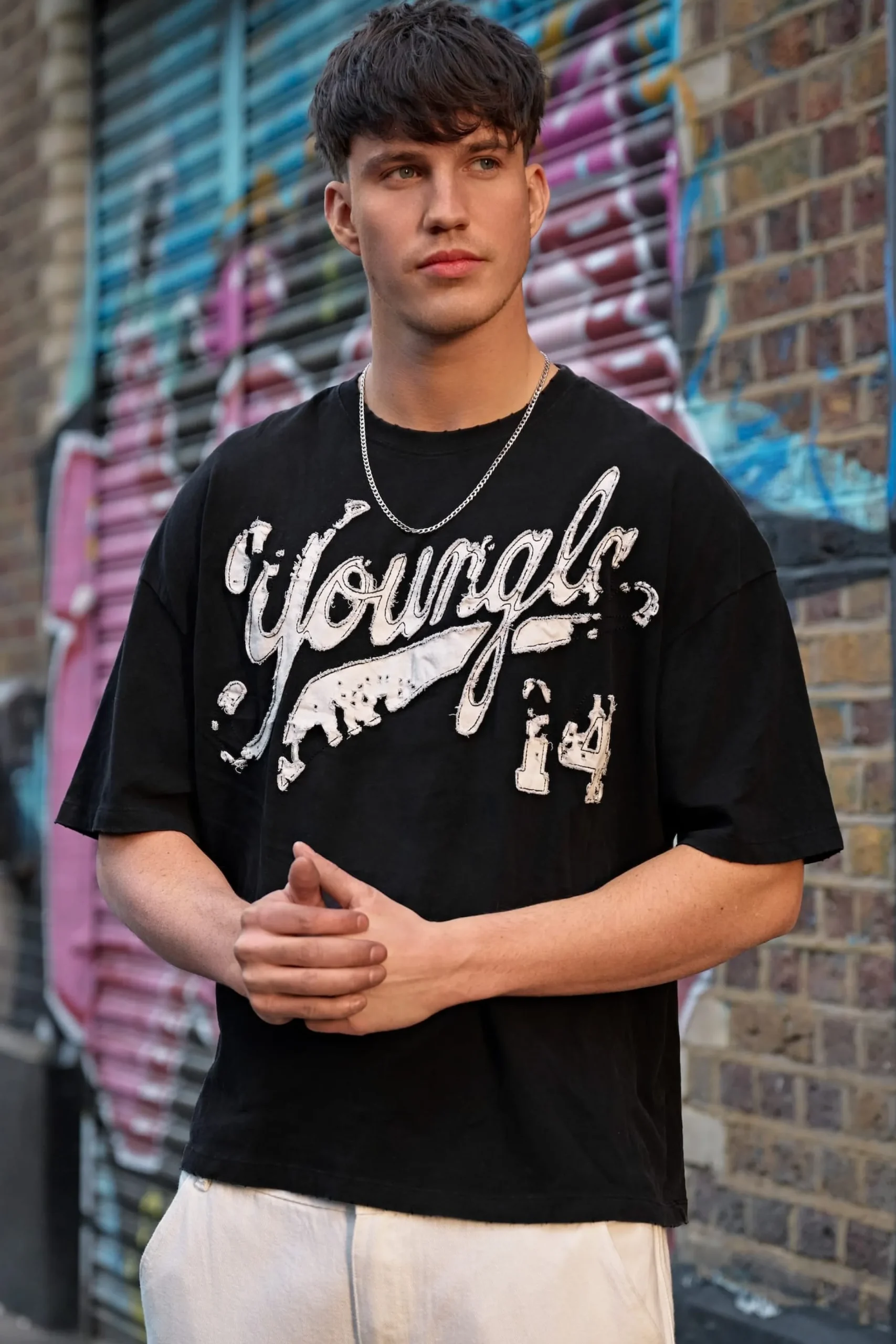 4182 - Distressed Script Tees