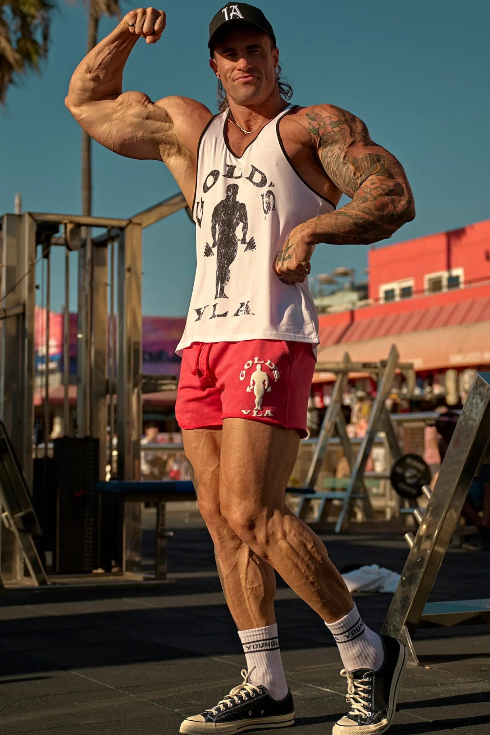 1132 - Golds Gym Bodybuilding Shorts