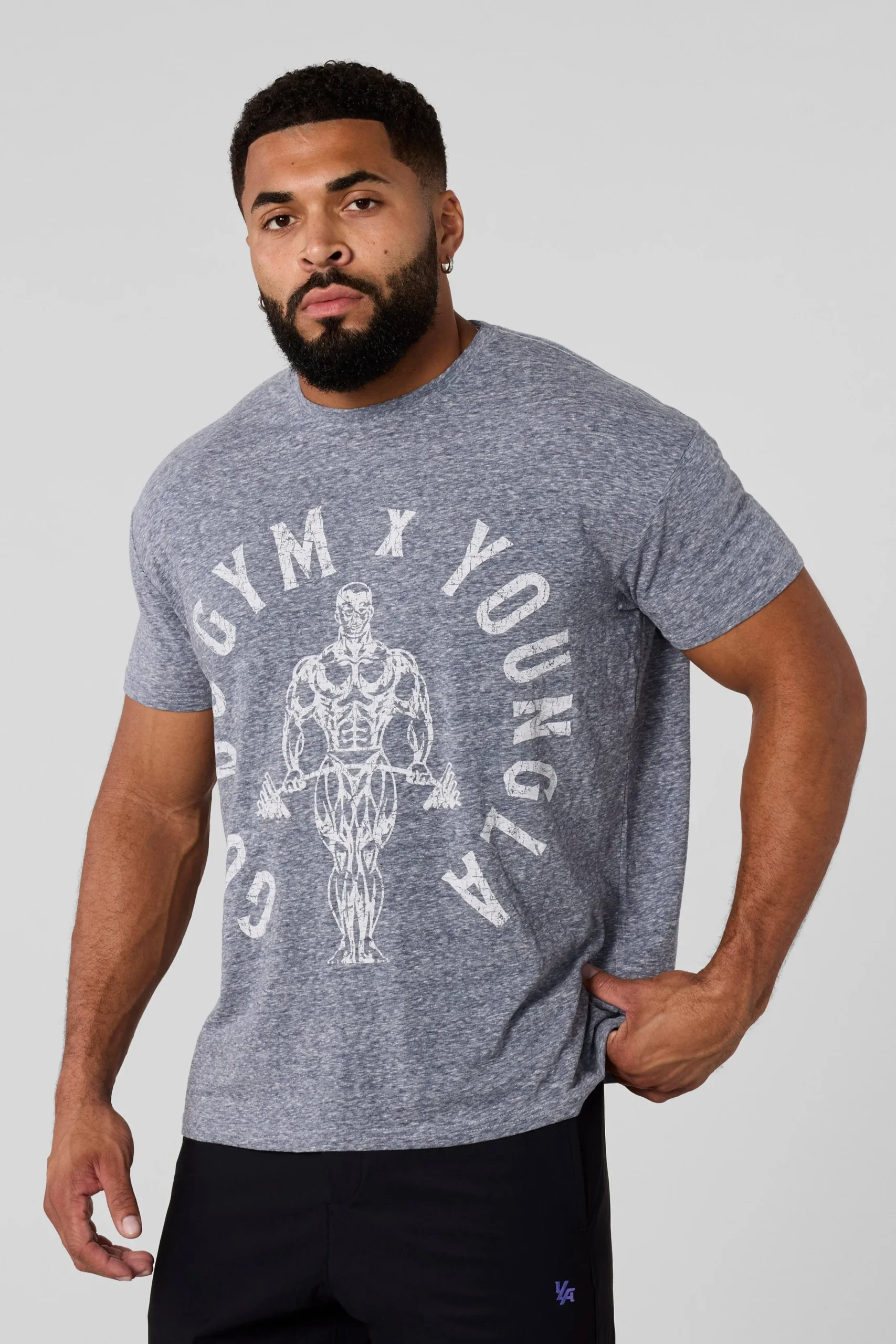 4206 - Gold's Gym Heather Tees