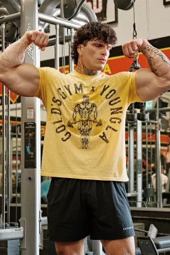 4206 - Gold's Gym Heather Tees