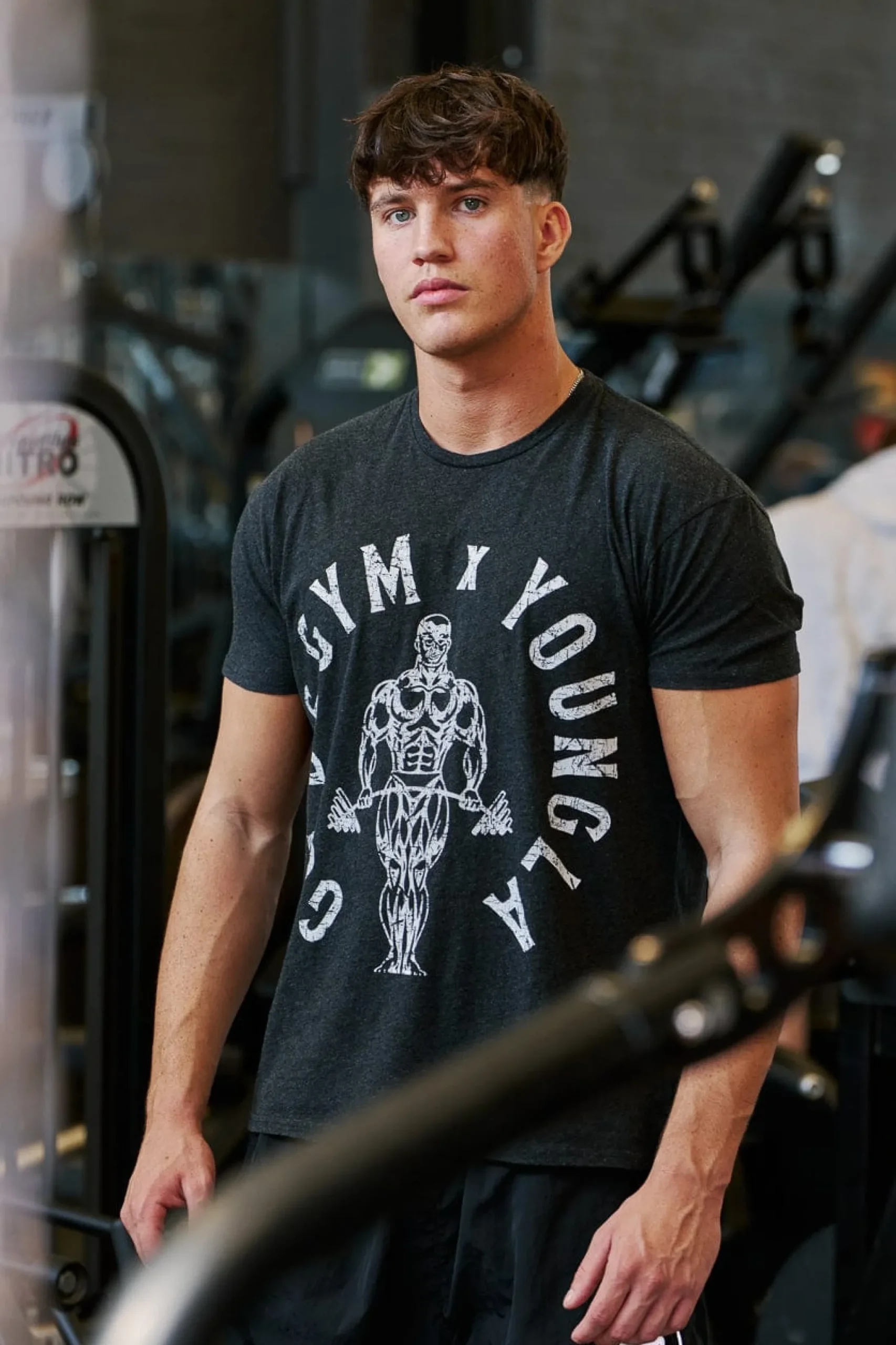 4206 - Gold's Gym Heather Tees
