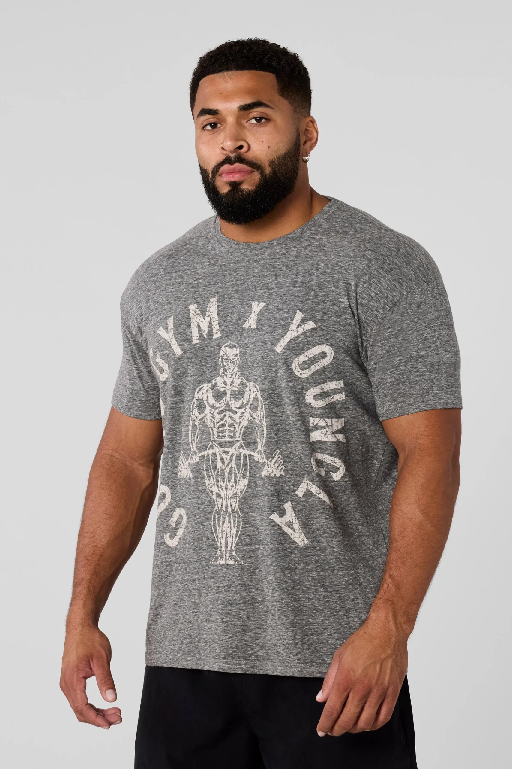 4206 - Gold's Gym Heather Tees