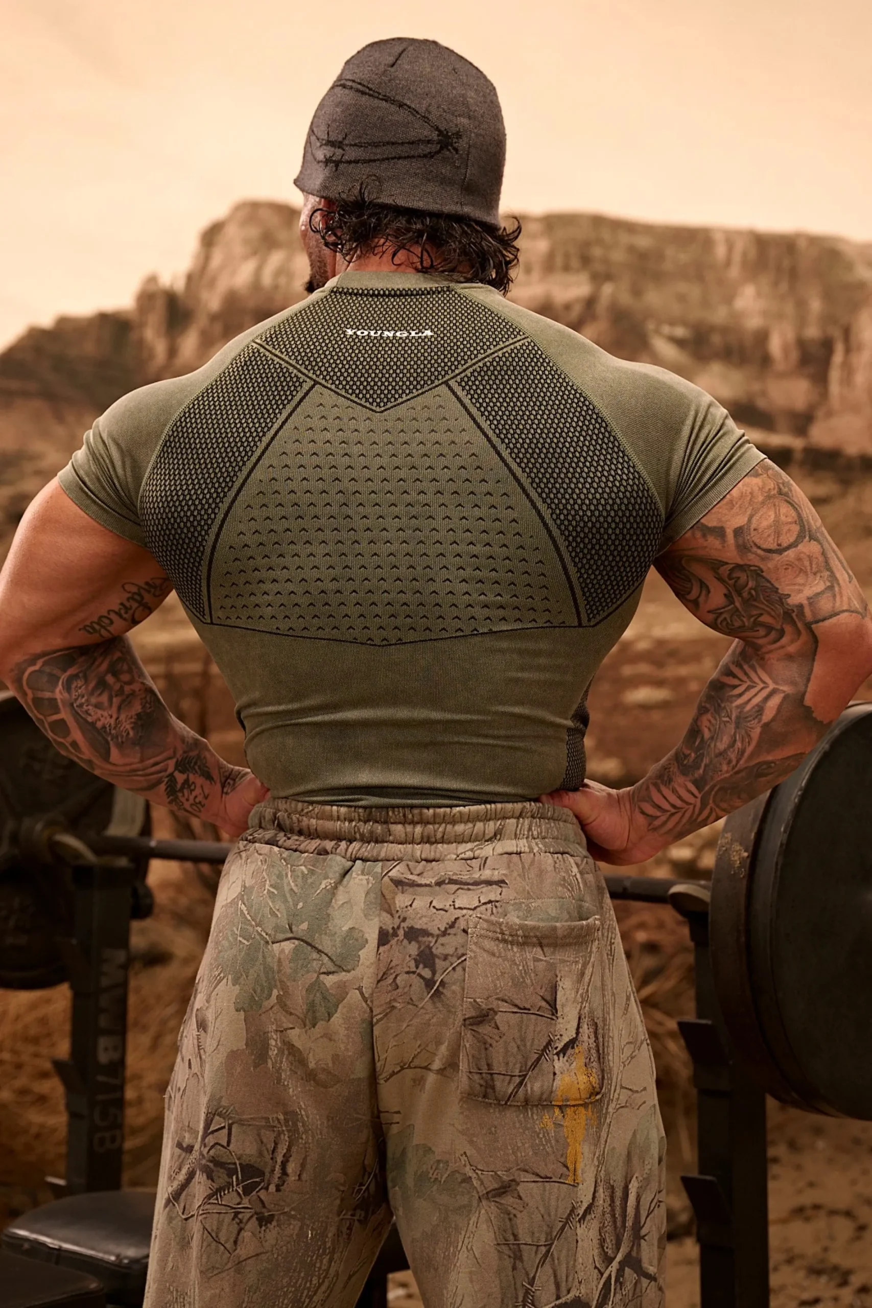 4286 - Gold's Iron Legacy Compression Tees