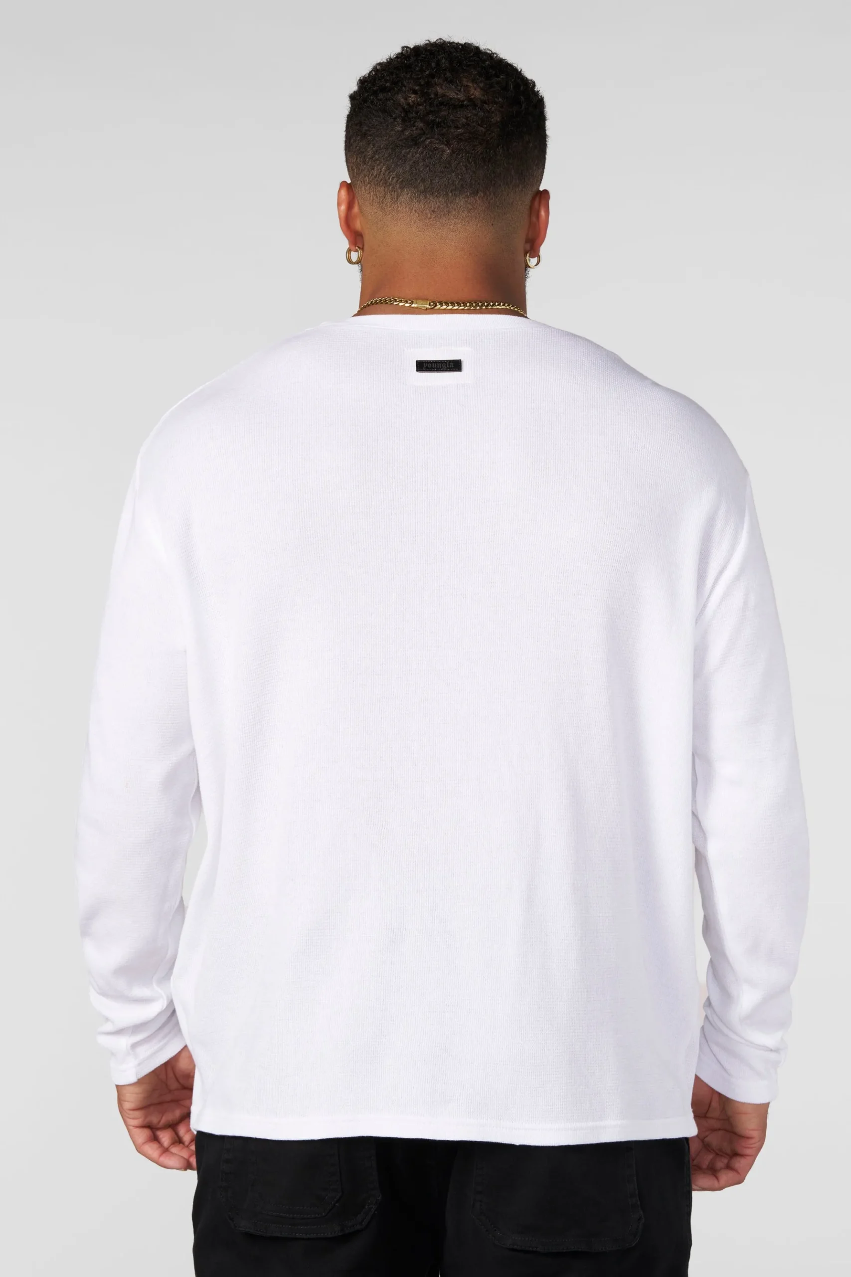8034 - Henley Thermal Longsleeves