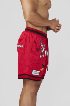 1071 - Looney Tunes Embroidered Patch Shorts