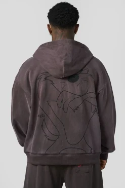 5257 - Looney Tunes Plaid Zip-Ups