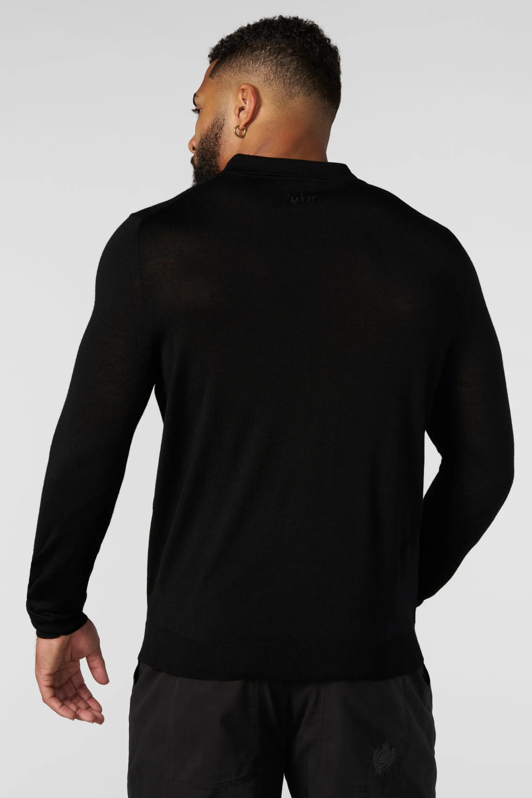 8018 - Monaco Wool Longsleeve Polo
