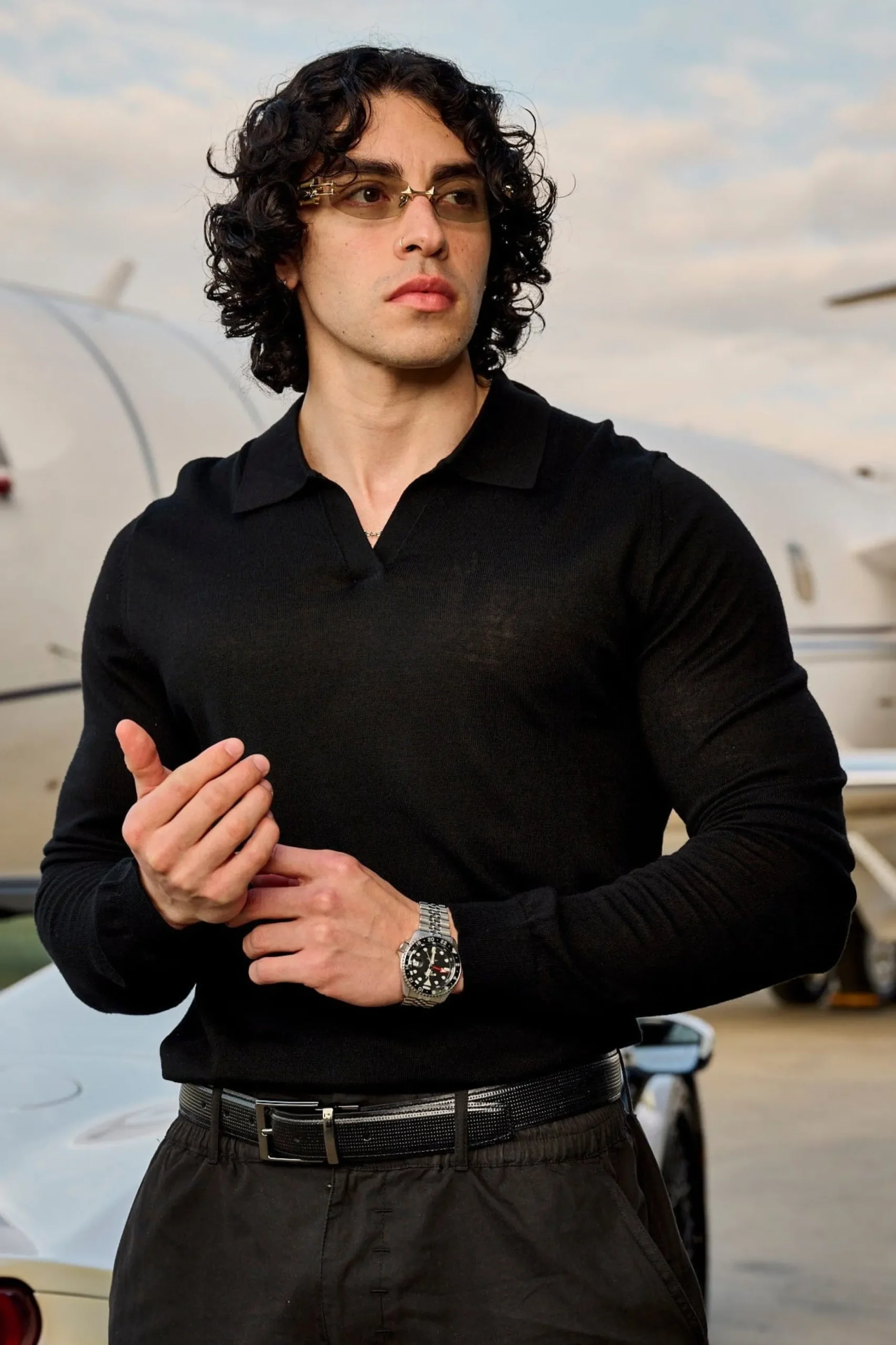 8018 - Monaco Wool Longsleeve Polo