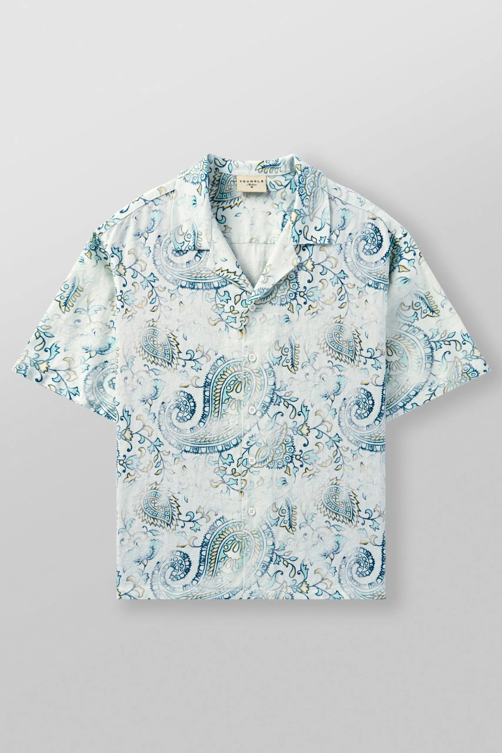 4093 - Mosaic Linen Button-Ups