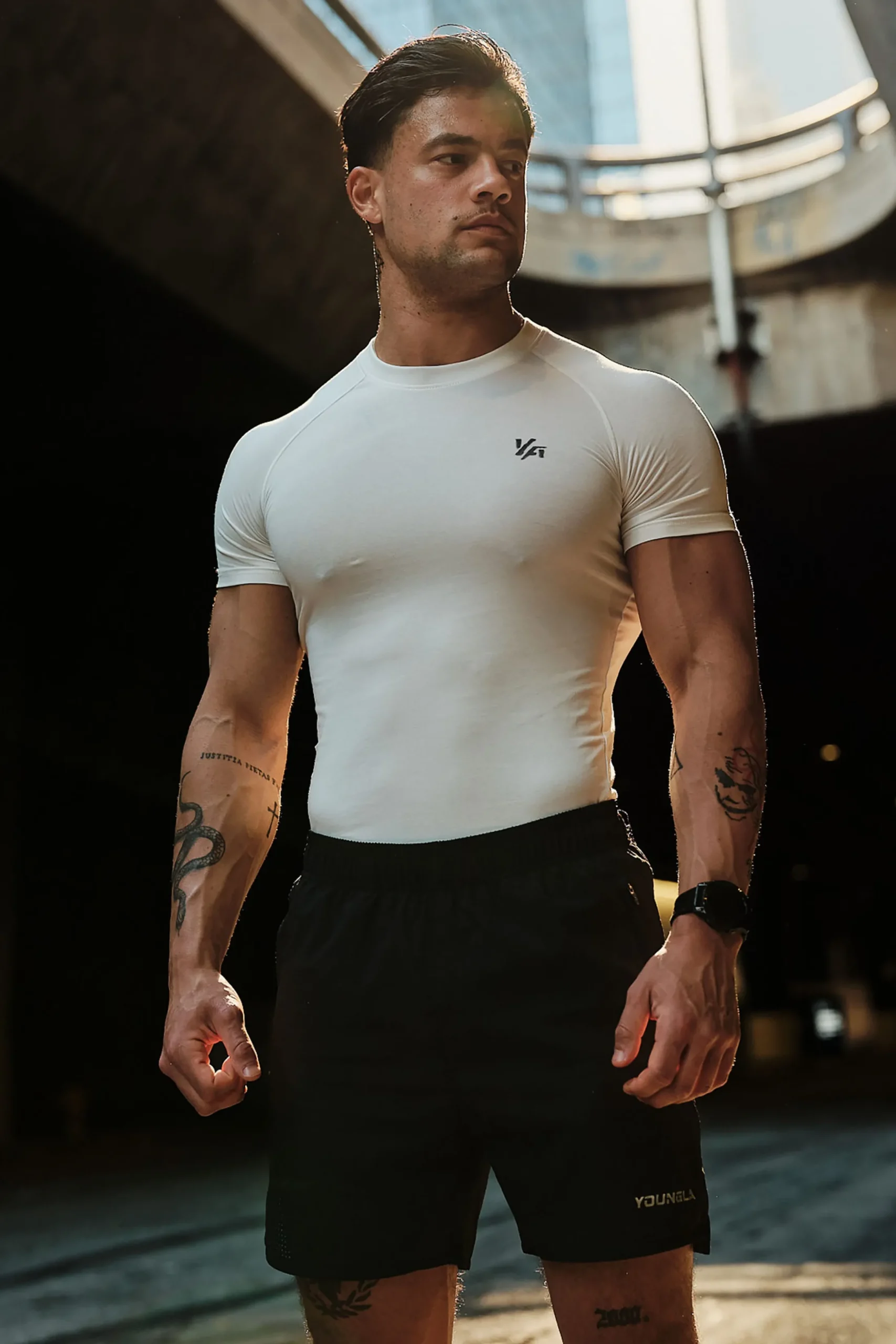 4016 - Natural Cotton Compression Tees