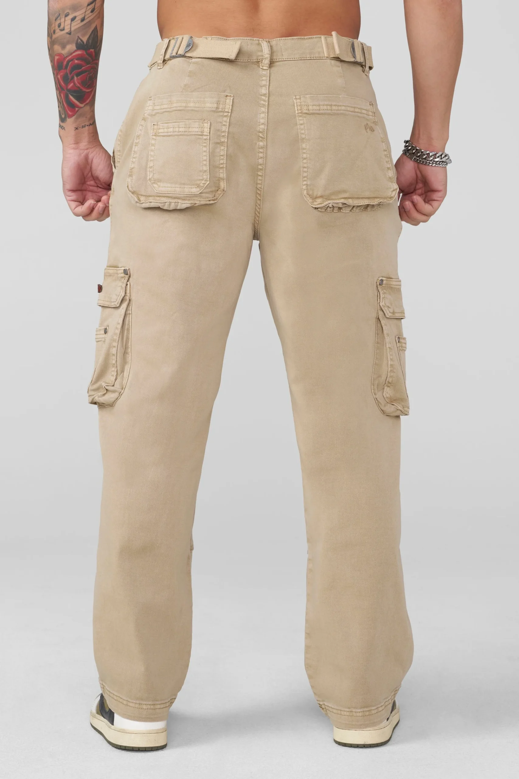 6032 - Old Money Twill Cargo Pants