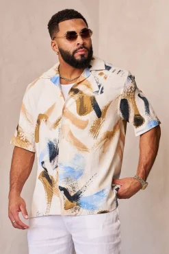 4087 - Riviera Art Button-Ups