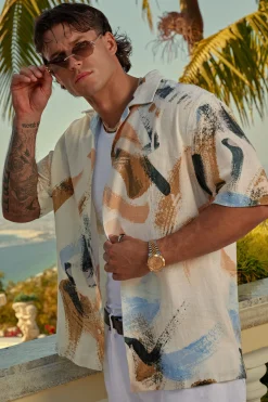 4087 - Riviera Art Button-Ups