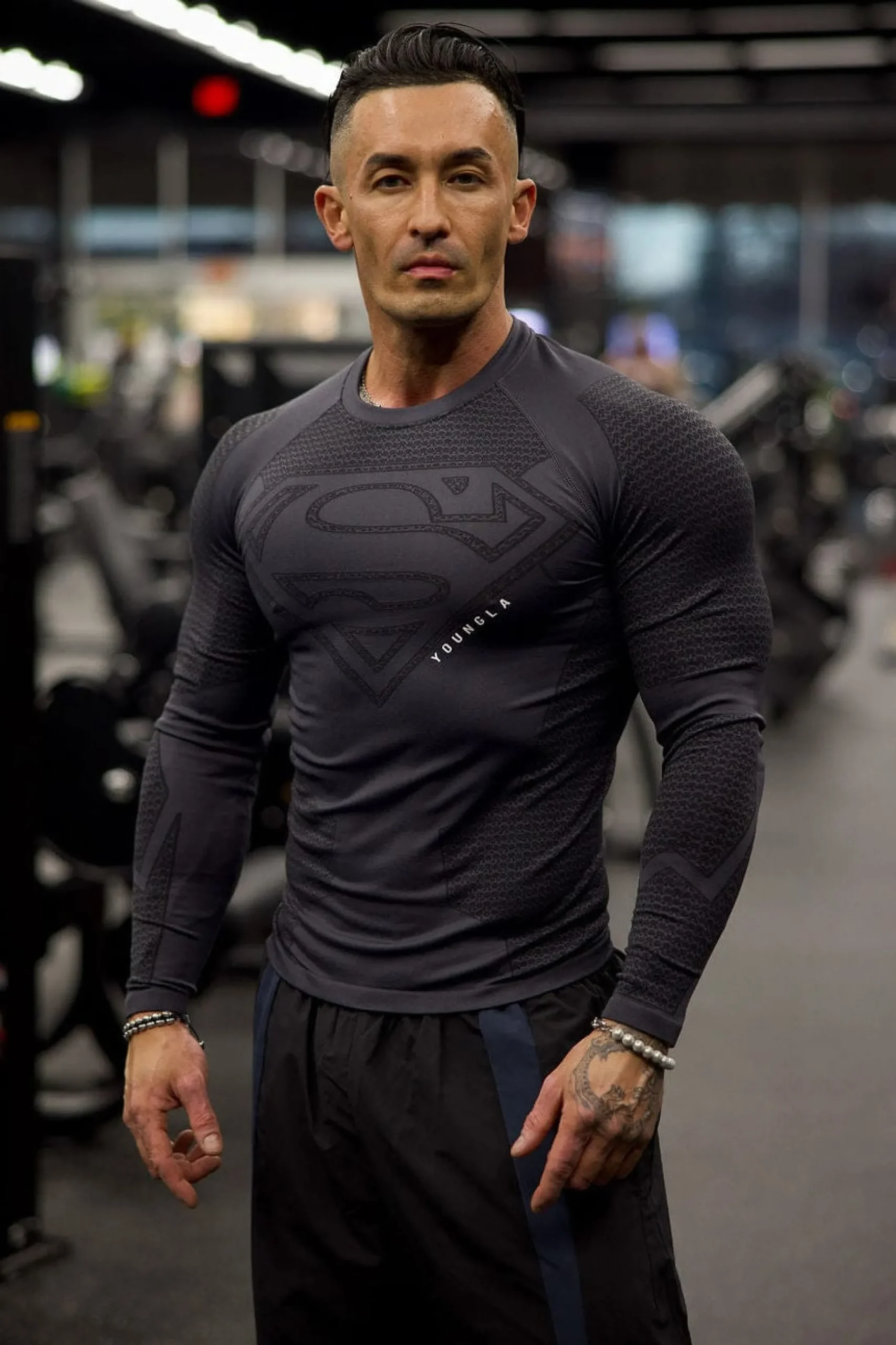 8066 - Superman Compression Longsleeves