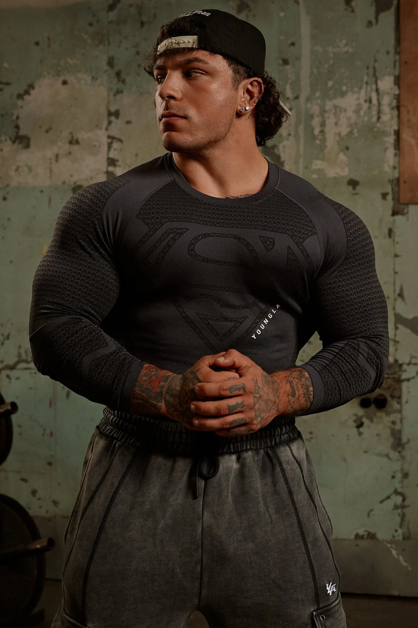8066 - Superman Compression Longsleeves