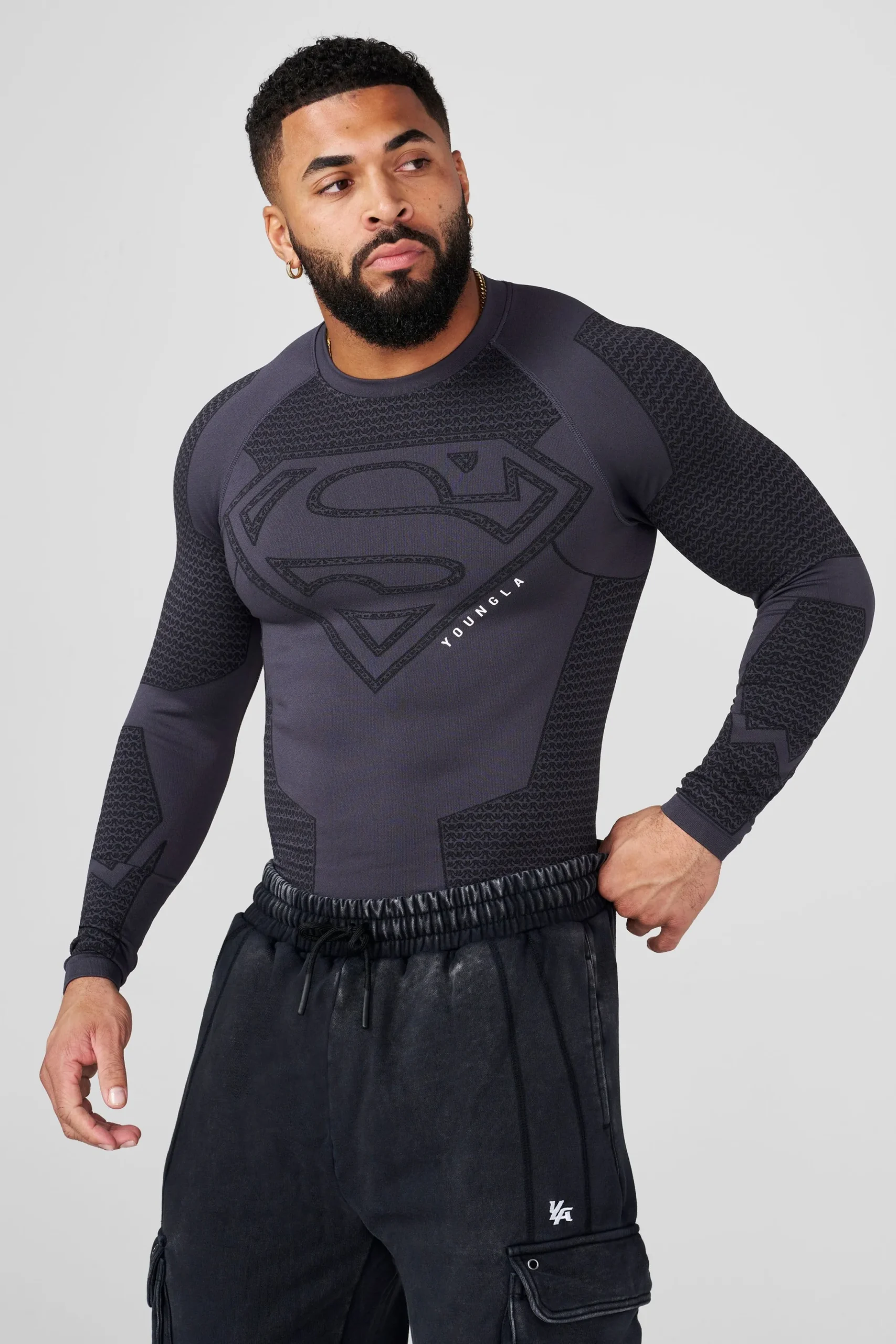 8066 - Superman Compression Longsleeves