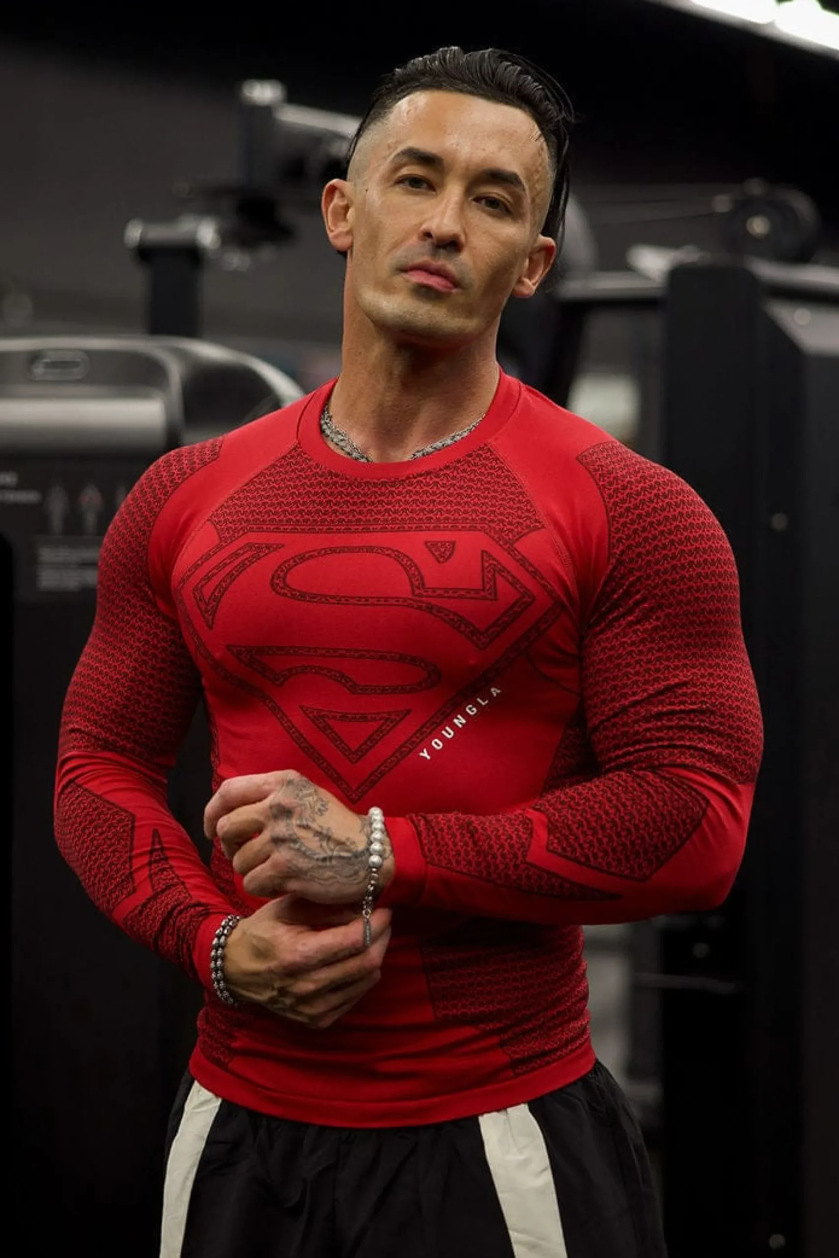 8066 - Superman Compression Longsleeves