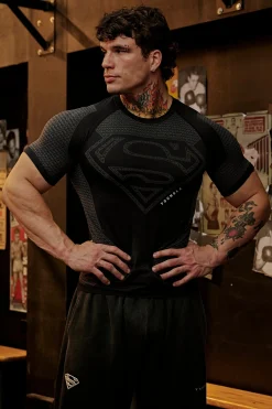 4117 - Superman Compression Tees
