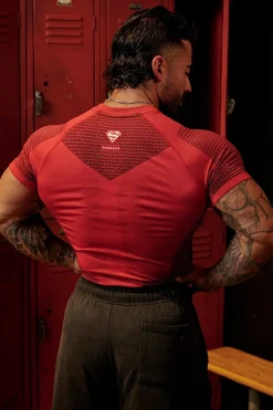 4117 - Superman Compression Tees