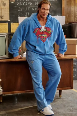 5011 - Superman Drip Zip-Ups