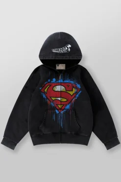 5011 - Superman Drip Zip-Ups