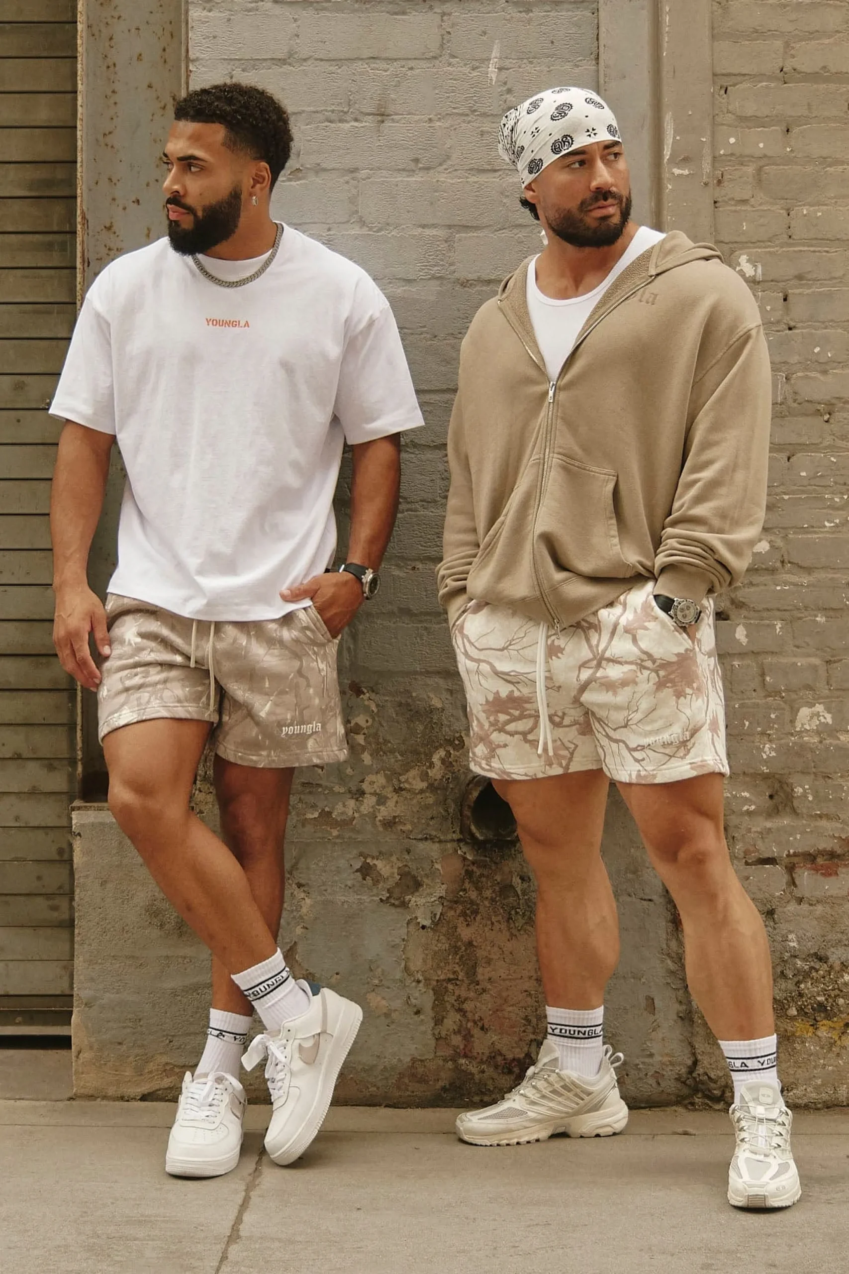 1118 - Tree Camo Cotton Shorts