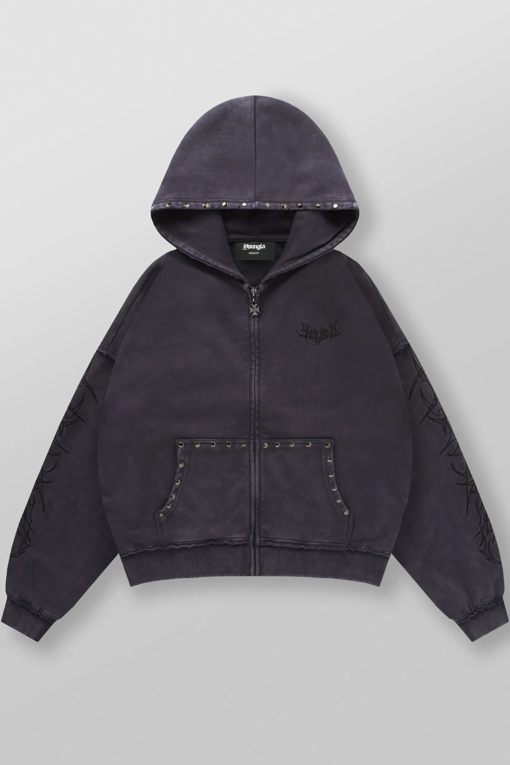 5232 - Tribal Stud Zip-Ups