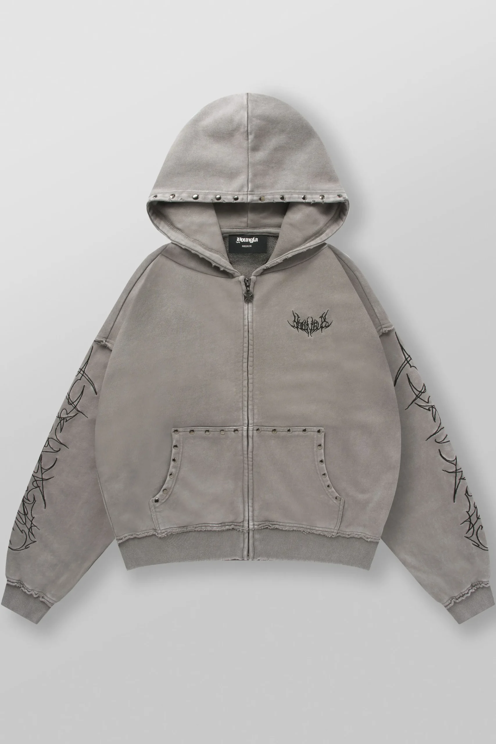 5232 - Tribal Stud Zip-Ups