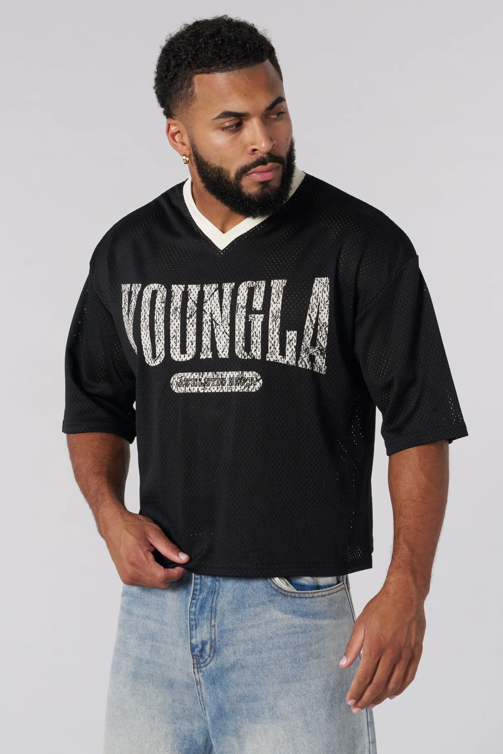 4187 - Varsity Football Cropped Jersey