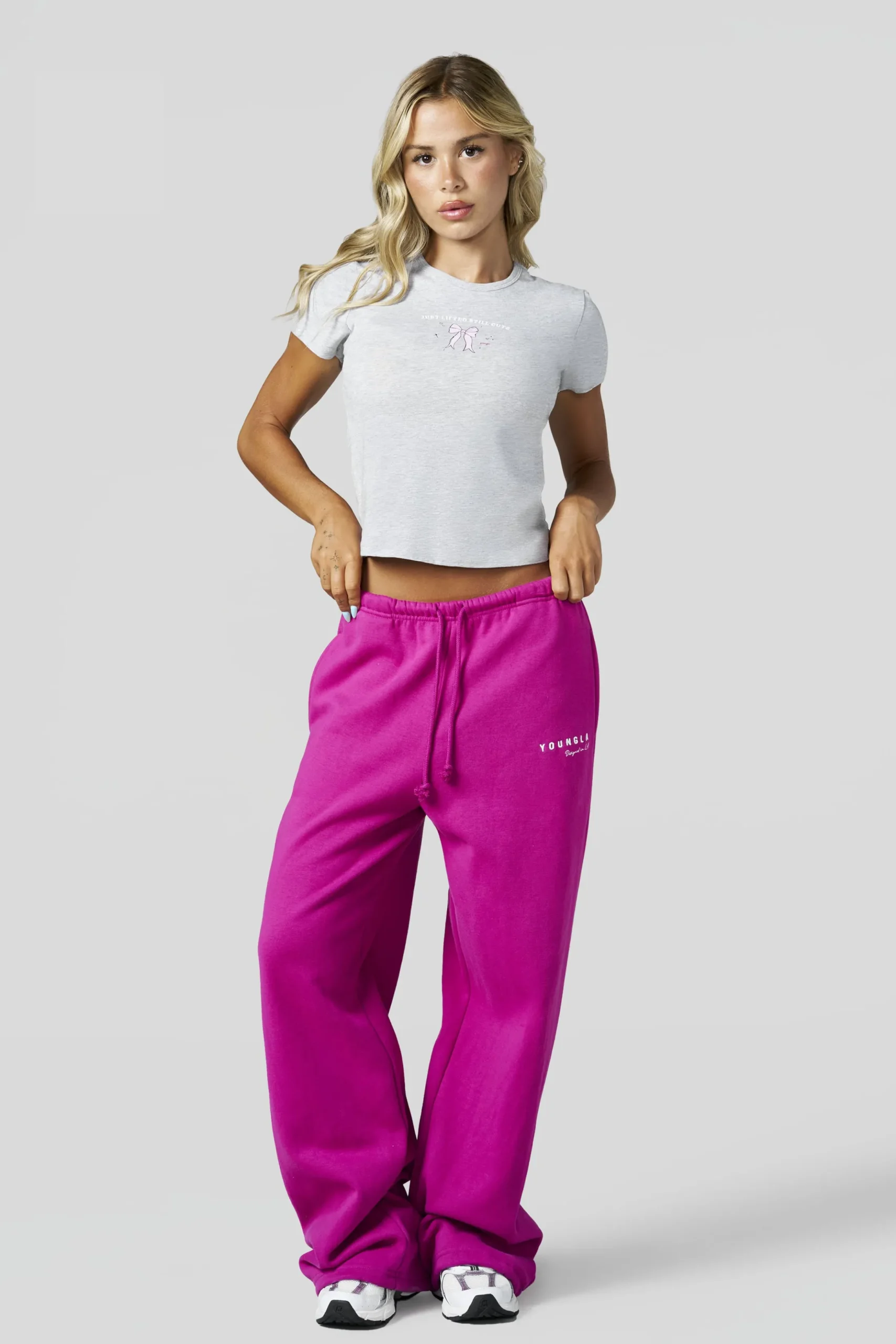 W4336 gym girl baby Tee