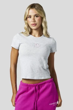W4336 gym girl baby Tee