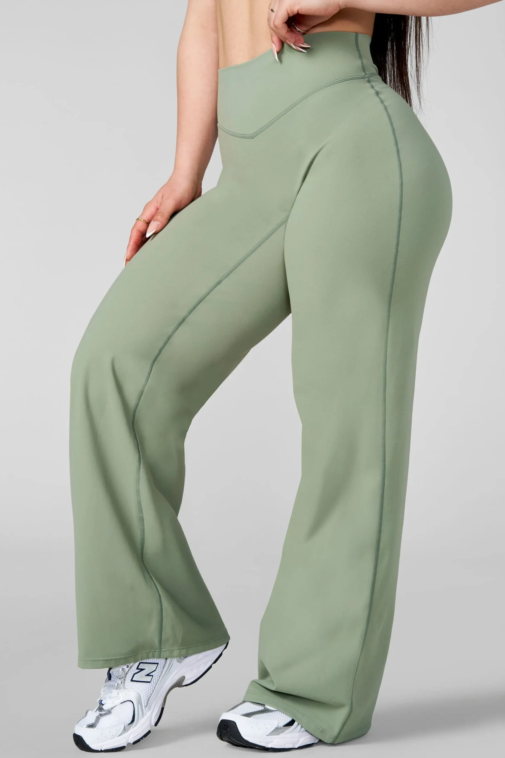 W2289 - Kove Wide Leg Flare Leggings (Short)