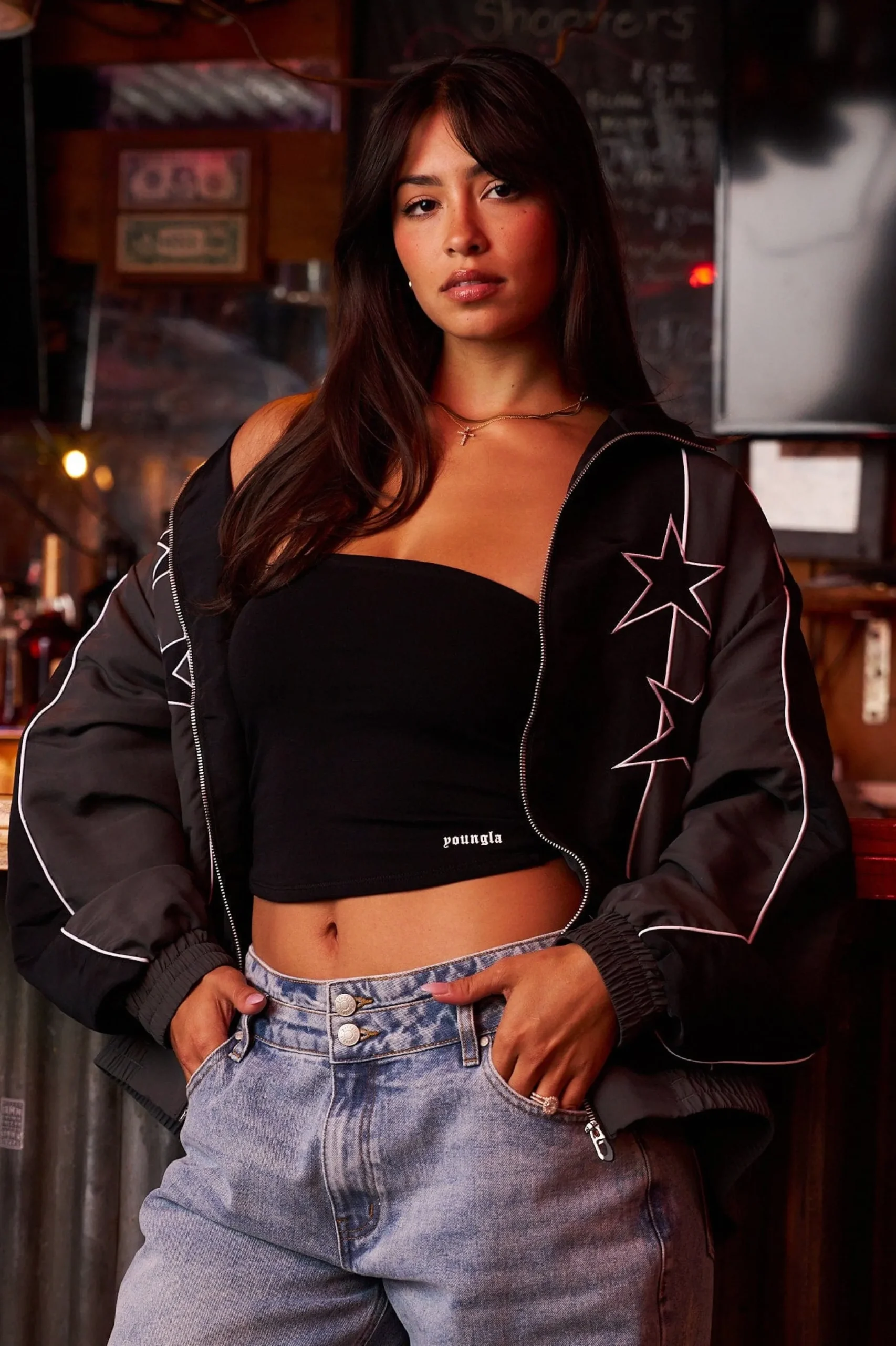 W565 Old School Windbreaker
