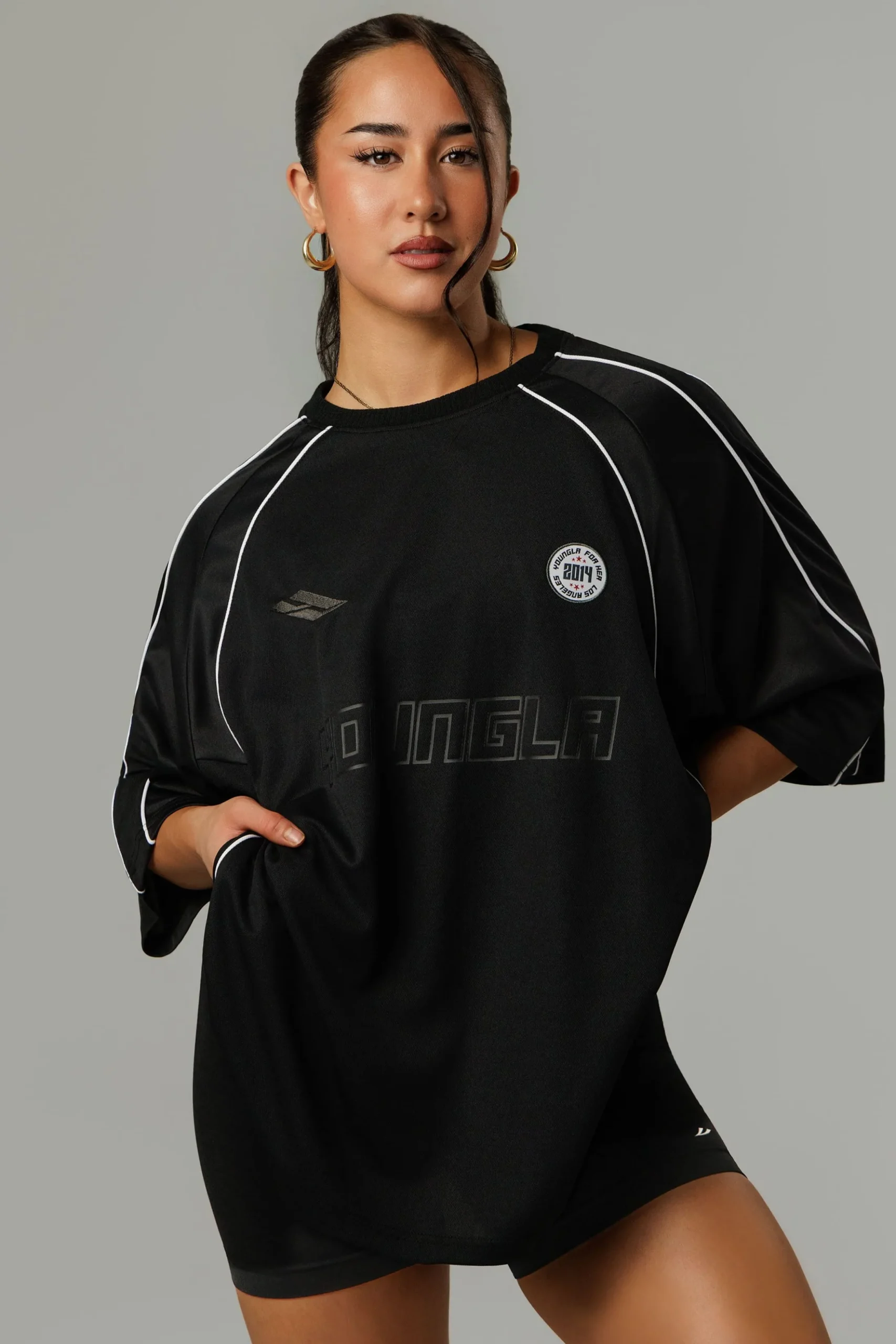 W4329 Oversized Soccer Jersey